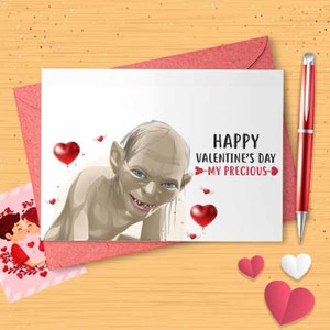 Funny 'My Precious' Valentines / Galentines Card - Romantic Card, Cute Love Card, Funny Valentines Day, Love Greeting, Funny Love [00038]