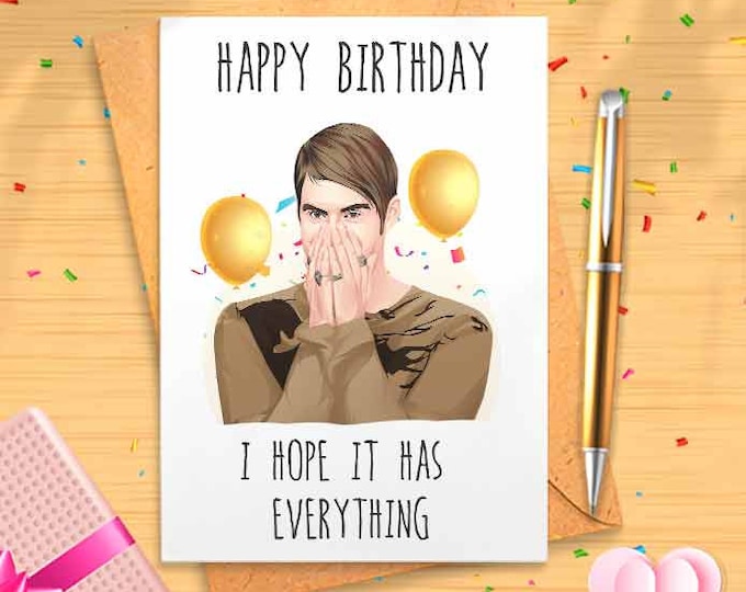 Stefon Birthday Card Happy Birthday Greeting Card Funny - Etsy