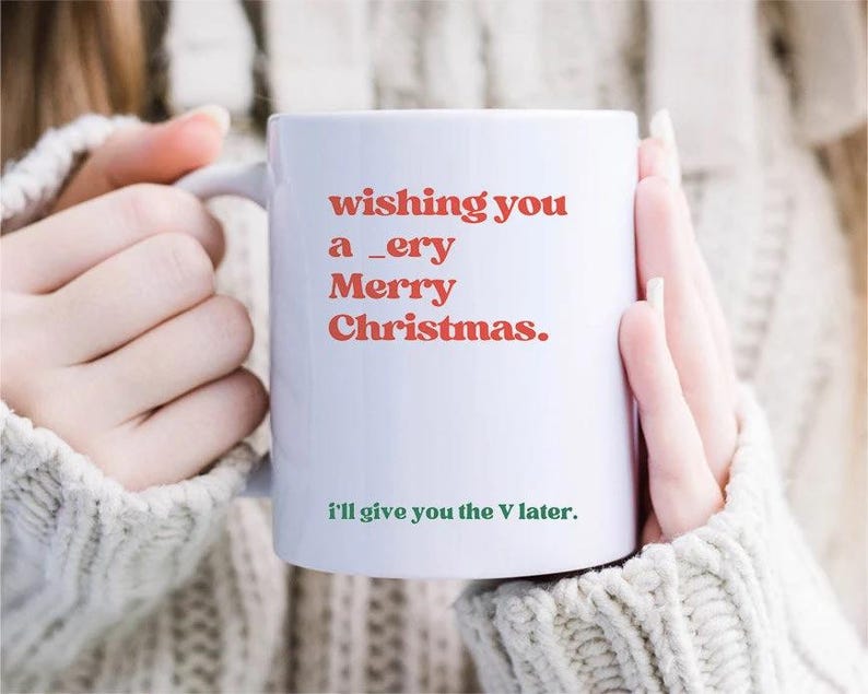 Funny Christmas Mug for Boyfriend Mug for Husband Very Merry Christmas