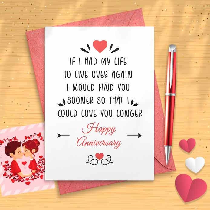 Romantic Anniversary Card Anniversary Card For Boyfriend Etsy Singapore
