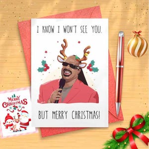 Funny Stevie Christmas Card, Inappropriate Christmas Humor, Christmas Gift, Funny Christmas Card, Santa, Internet Memes, Merry  [CR]