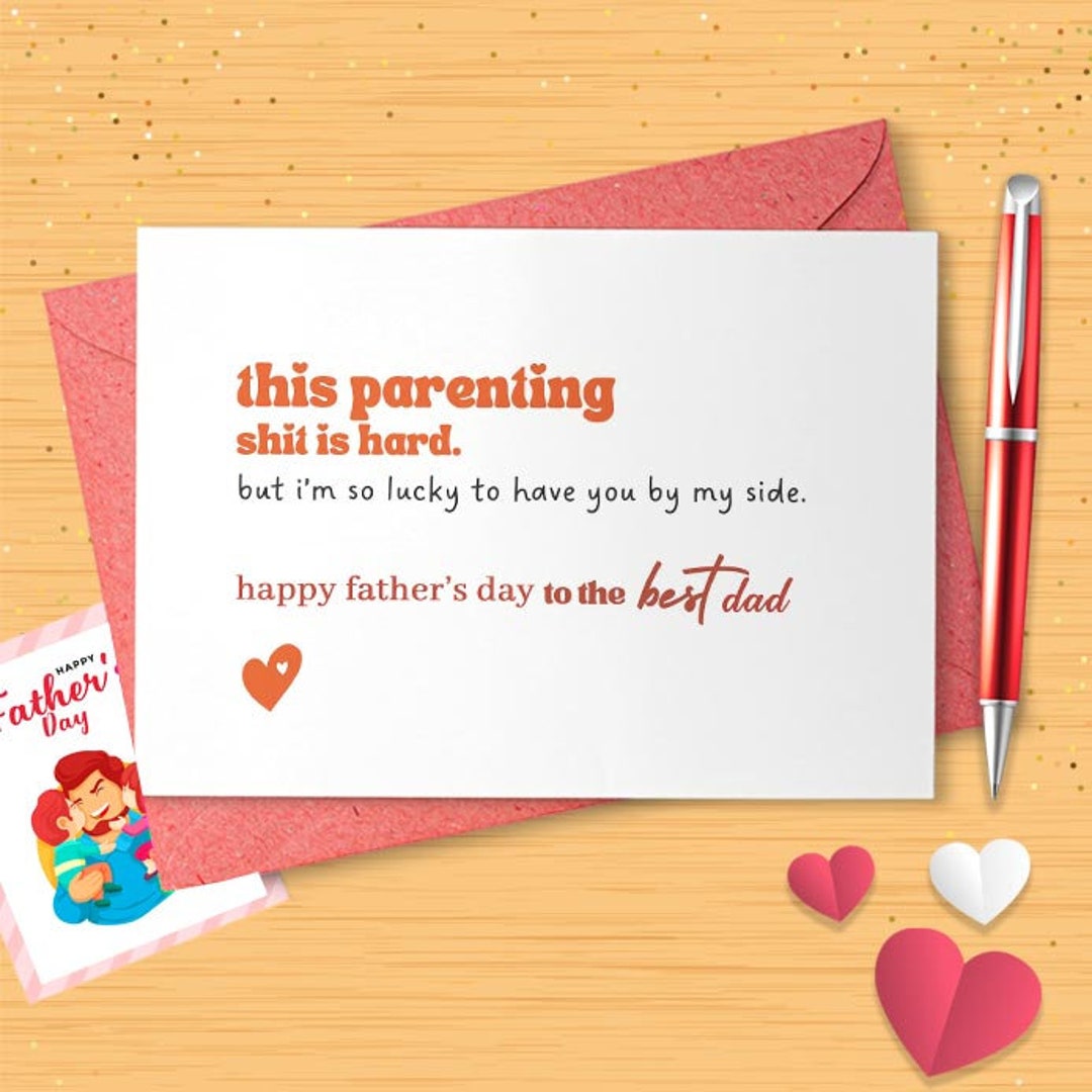 Fathers Day Card for Husband Funny, Funny Fathers Day Card From Wife ...