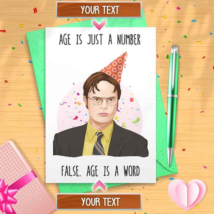 Funny Dwight Schrute False Rainn Wilson Memethe Office Meme Etsy