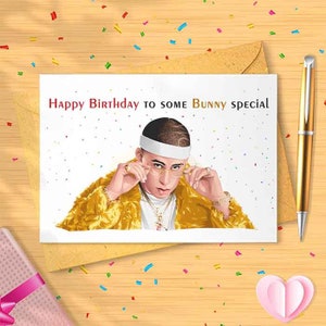 Funny Bunny Birthday Card - Happy Birthday to Some Bunny Special - Cute Animal Greeting for Her or Him [00479]