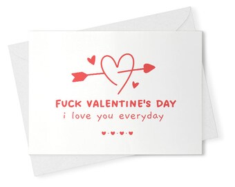 Funny Valentine Card - Love card [01787]