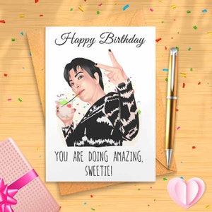 Funny Kris Birthday Card - Pop Culture Birthday Wishes, Card for Her, 21st Birthday, Best Friend Gift, 30th Birthday Celebration [00186]
