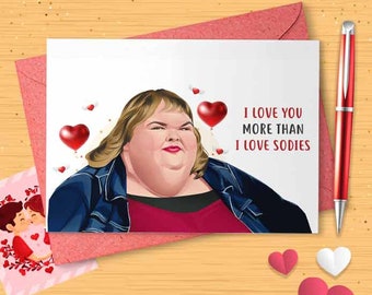 Funny Tammy Valentines Card - Romantic Card, Cute Love Card, Funny Valentines Day, Greeting Card, Love Greeting, Funny Love  [00117]