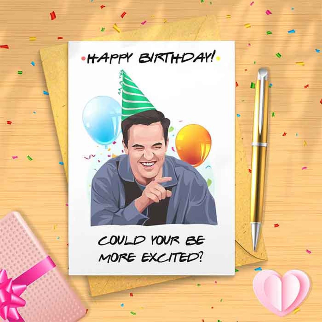 Funny Chandler Birthday Card Funny Birthday Birthday Card - Etsy