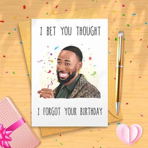 Funny Winston Birthday Card - Sitcom Humor, Happy Birthday, Hand Drawn, TV Show Inspired, Unique Bday Card, Birthday Humor [00144]