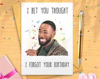 Funny Winston Birthday Card - Funny Birthday Card, Happy Birthday, Birthday Humor, Funny Bday Card, Bday Tv Show, Sitcom [00144]