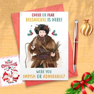 Funny &#39;Well, That Escalated Quickly!&#39; Christmas Card - Funny Holidays, Merry Christmas, Christmas Humor, Funny, Stocking Stuffers [CR]