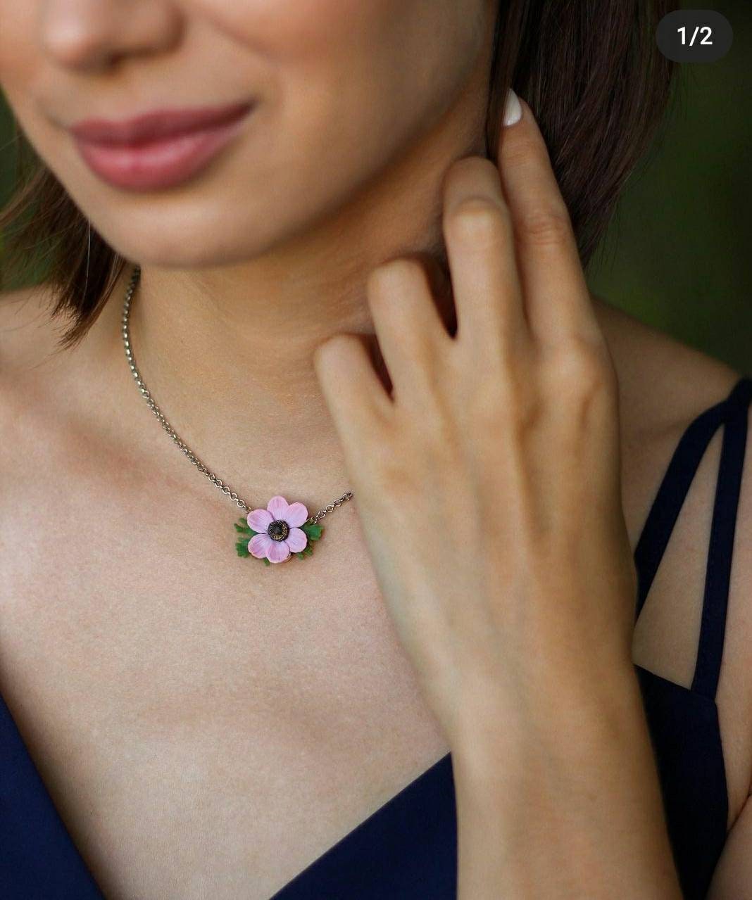 Anemone jewelry etsy deals
