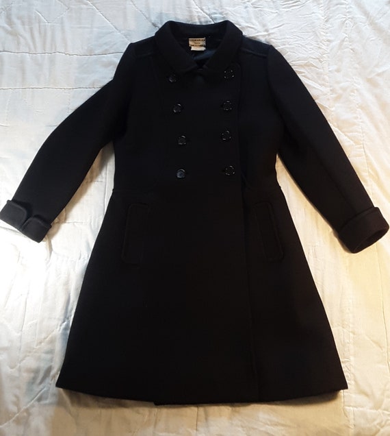 Courreges black princess style women's vintage des