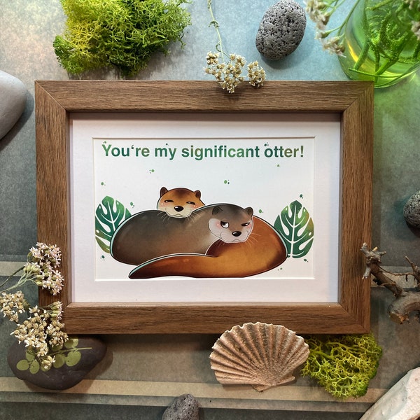 You‘re my significant Otter - Postkarte