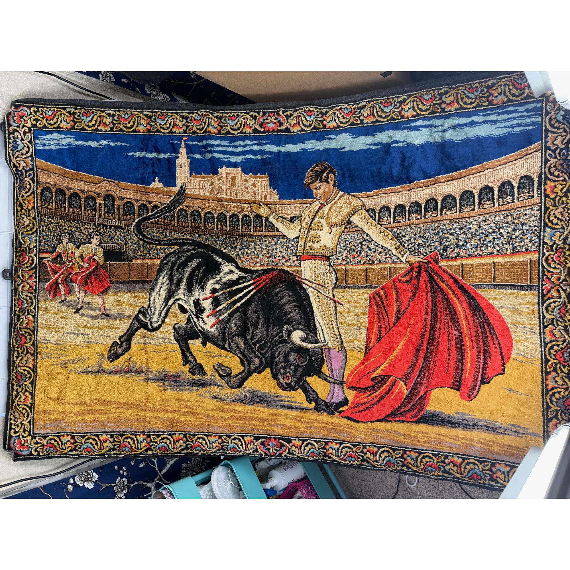 Bullfight rug - Etsy 日本