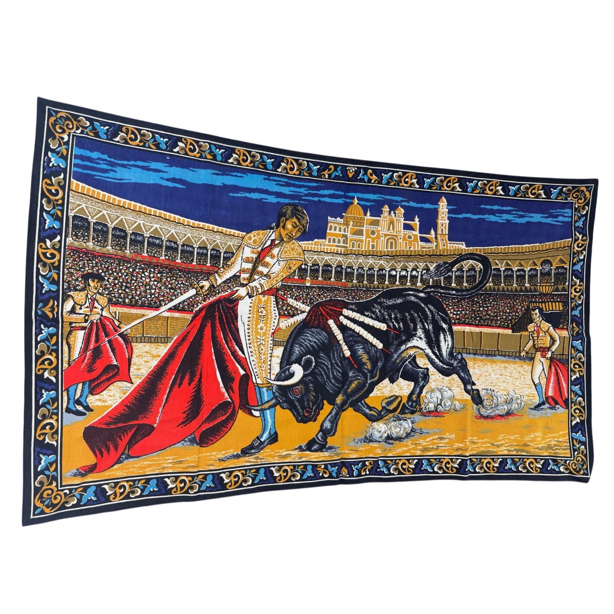 Bullfight rug - Etsy 日本