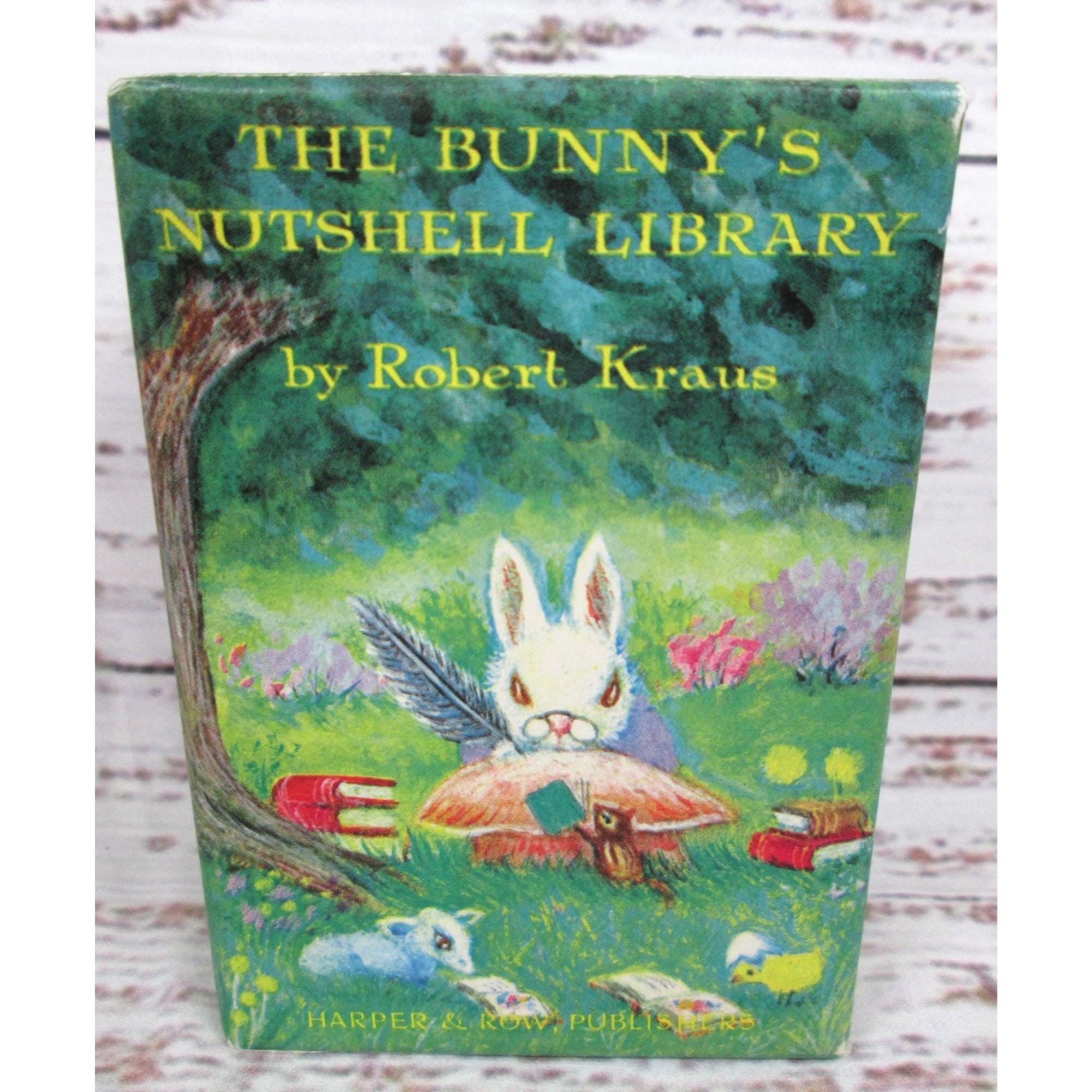 綺麗★豆本★箱入り4冊★THE BUNNY'S NUTSHELL LIBRARY Vintage 60s the Bunny's Nutshell Library Krause Miniature Hardback