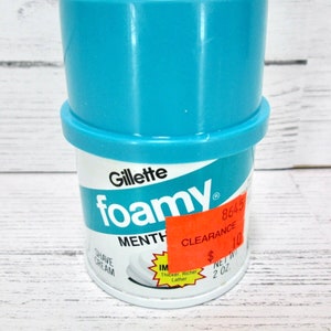 Gillette Foamy Foam Shaving Cream, 2oz, Travel Size, Fast Shipping