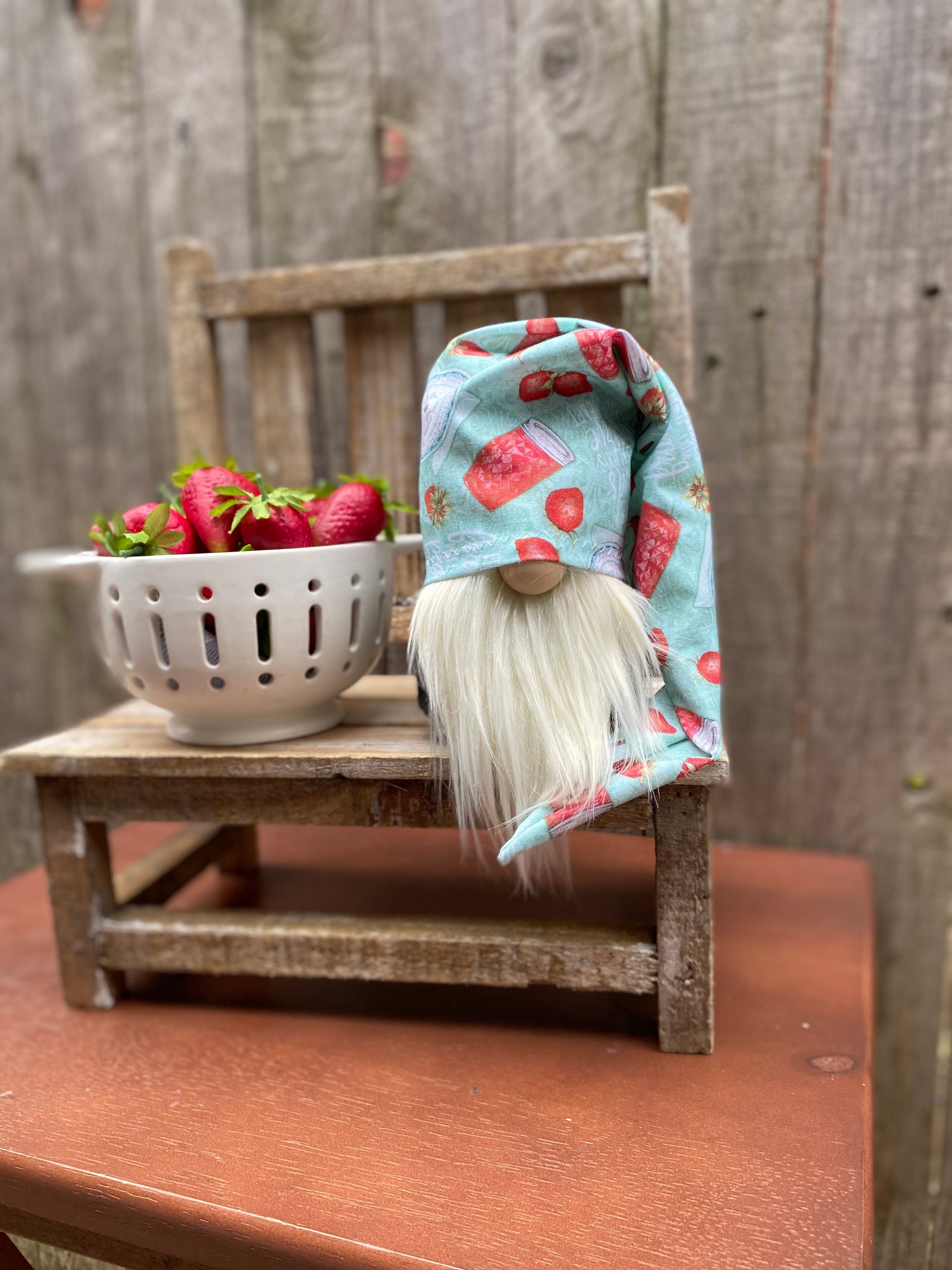Strawberry gnome/summer gnome Etsy