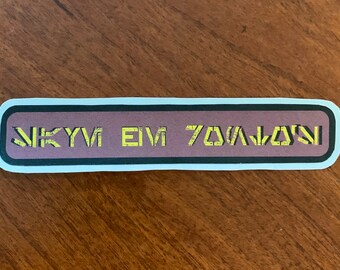 Save the Rontos -sticker