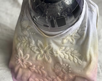 Queen padme Amidala of Naboo inspired droid poncho-Yellow, Pink, and Purple