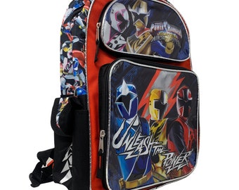 red power ranger bookbag