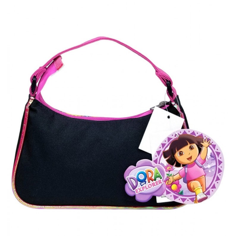Personalization 8 Dora the Explorer I Love Music Hobo Handbag