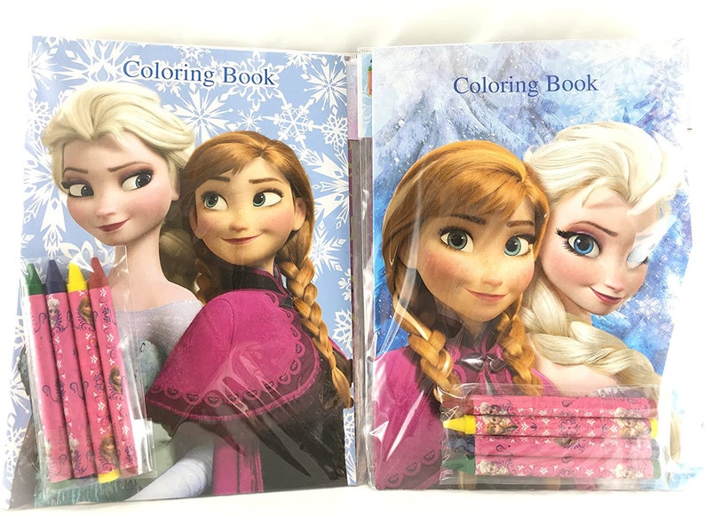 Download Assorted Style Personalization 12 Sets Of Disney Frozen Favors Coloring Book Crayon Set 12 Pack Party Supplies Party Favors Games Deshpandefoundationindia Org