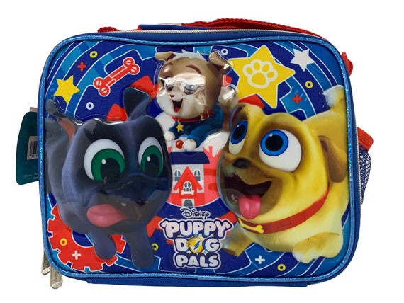 puppy dog pals backpack and lunch box