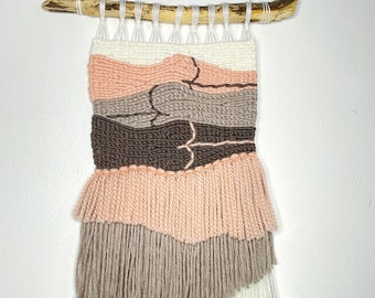 Milkshake - Tapiz tejido de cuerpo femenino abstracto, arte feminista desnudo, neutral, boho, desnudo