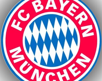 Premium fondant cake topper cake image football Bayern M 1