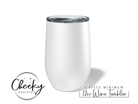 Sublimation Blank Wine Tumblers 12oz Wholesale Bulk Ordering Stainless  Steel Wine Cups Insulated Includes Lid and Individually Boxed 