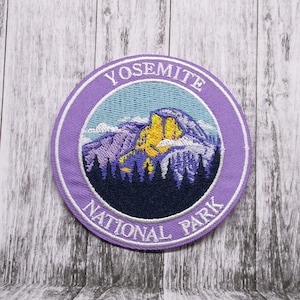Iron-On Yosemite Patch/3&quot; Sew-On Applique for Backpack & Clothing/Hats/Nature Badge/Travel Souvenir/Hiking/Nature Lover/Wildlife Patch