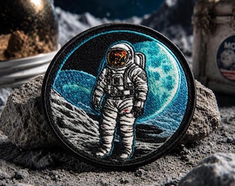 NASA-Astronauten-Aufnäher/Aufbügelbarer Aufnäher/Weltraumforscher/Planeten des Sonnensystems/Raketen/Aufnähbare Applikation für Kleidung, Westen/Jacken, Mützen, Rucksäcke