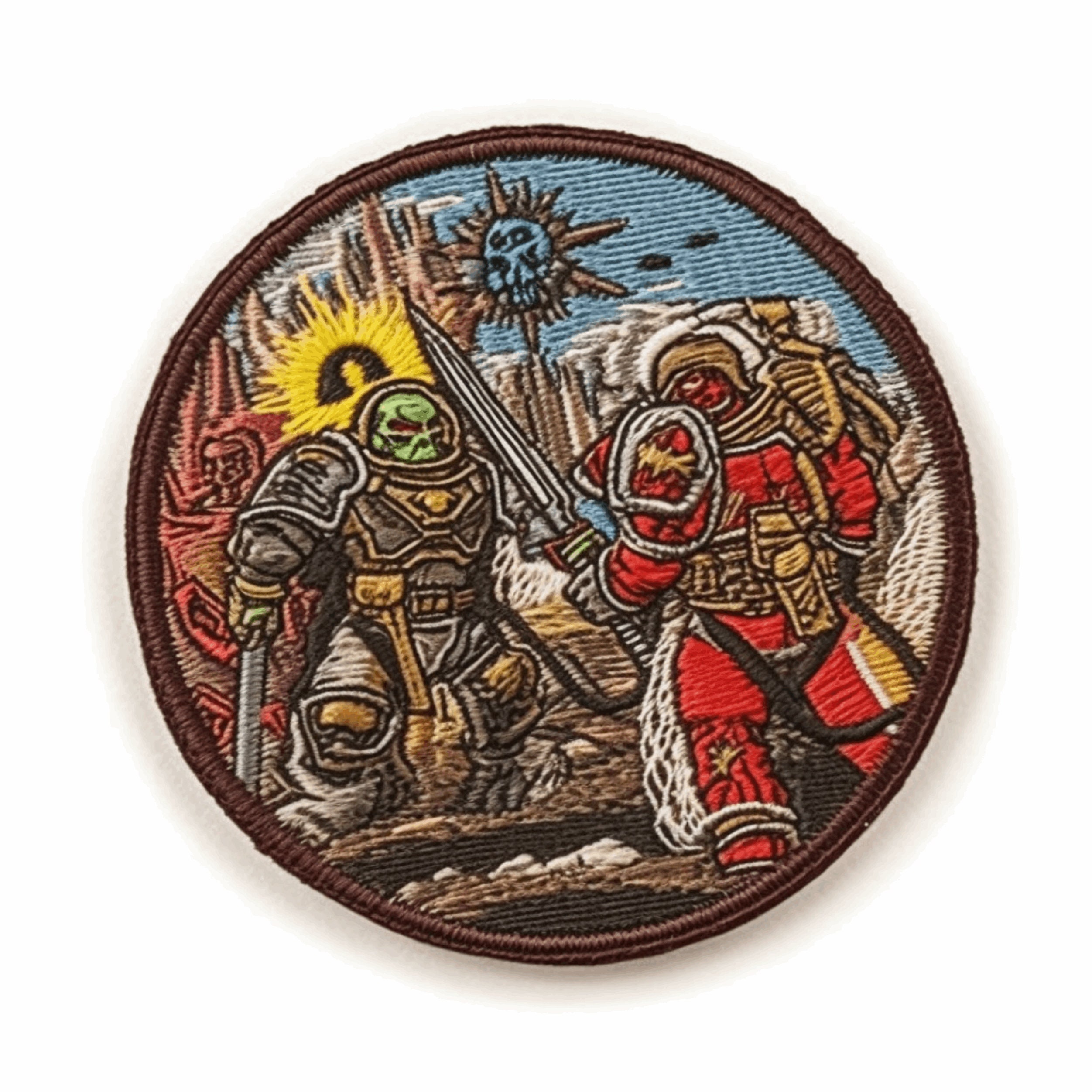 Got some Iron Hands velcro patches made : r/Warhammer40k