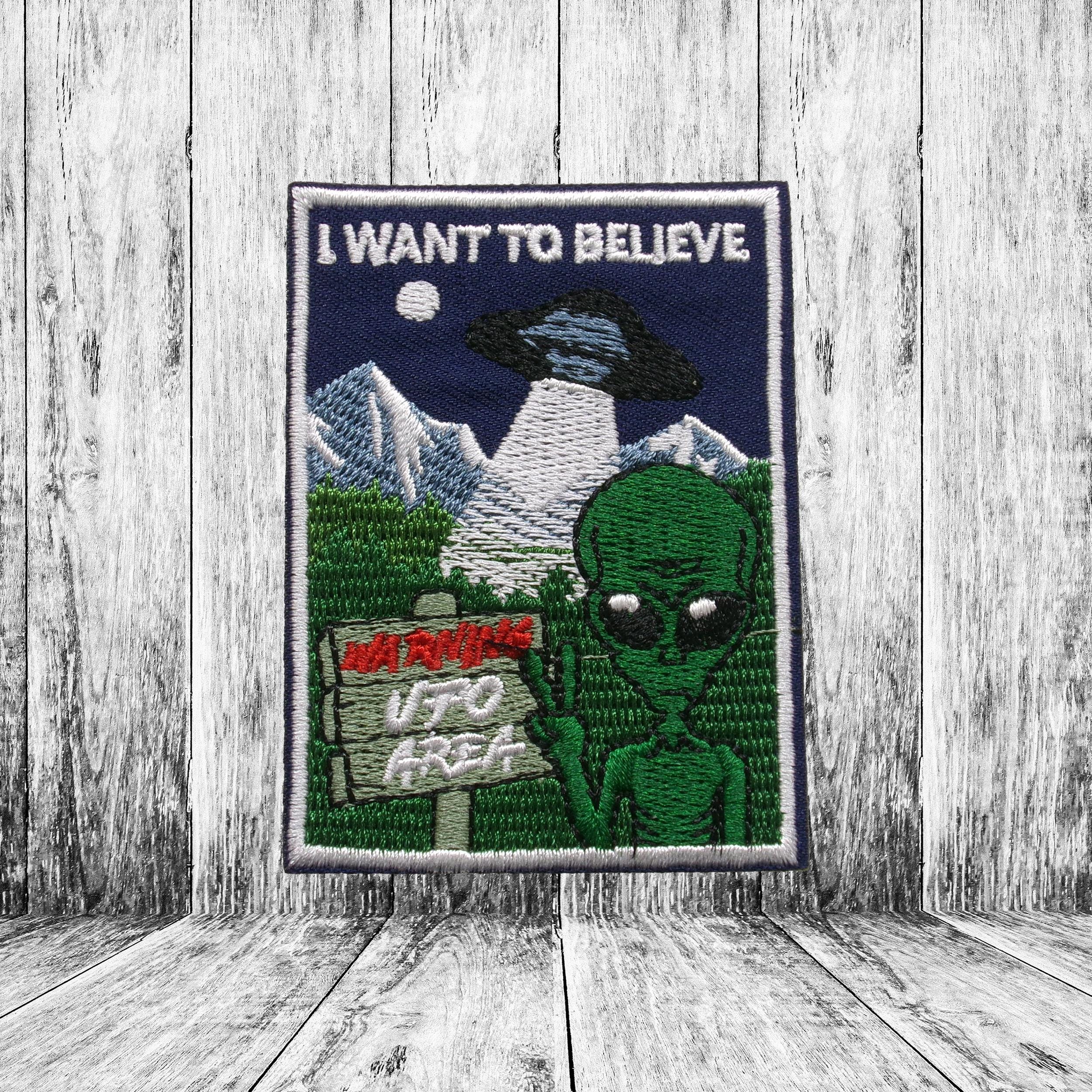 Patch Astronauta Nasa Toppa Ricamata NASA Astronauta UFO Da Cucire Su Giacche Jeans - Applique Spazio Air Force Toppa US Air Force