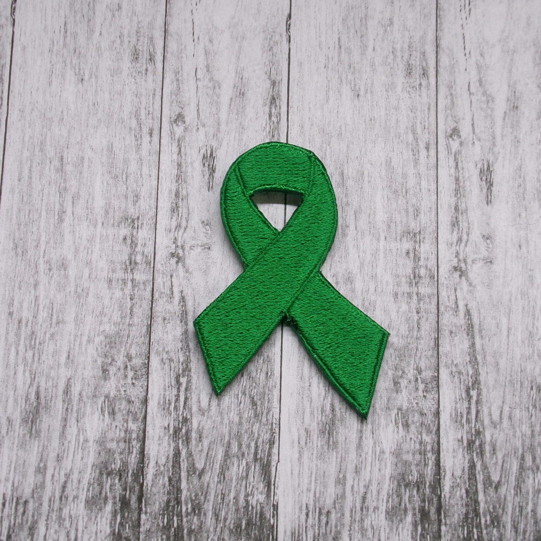Kidney Cancer Awareness Ribbon Patch Iron-on Custom Embroidery Applique Jacket
