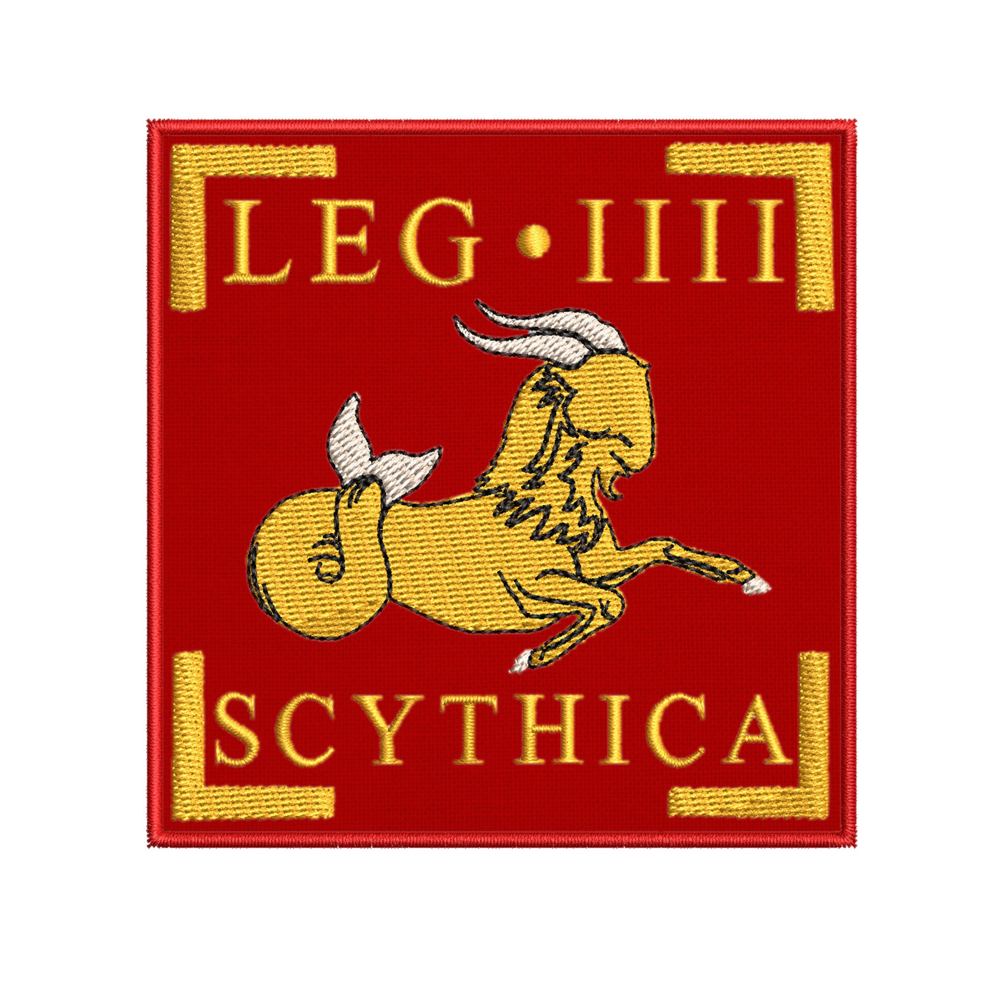 Legion XIIII GEMINA Legions of the Roman Empire 3.5 Embroidered Iron Sew-On Patch Applique Roman History Military Greek Carthage