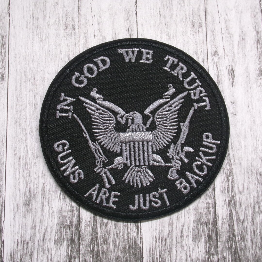 M0132T95 2nd Amendment Patch Embroidered Patch Iron Or Sew Size 3.74 × 3.74 In - Foto 9