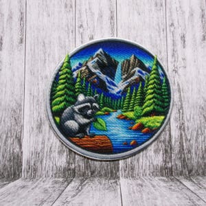 Rocky Mountain Park Patch/Iron-On Embroidered Applique for Jacket & Clothing/Backpacks/Nature Badge/Hiking Patch/Mountain Patch/Souvenir