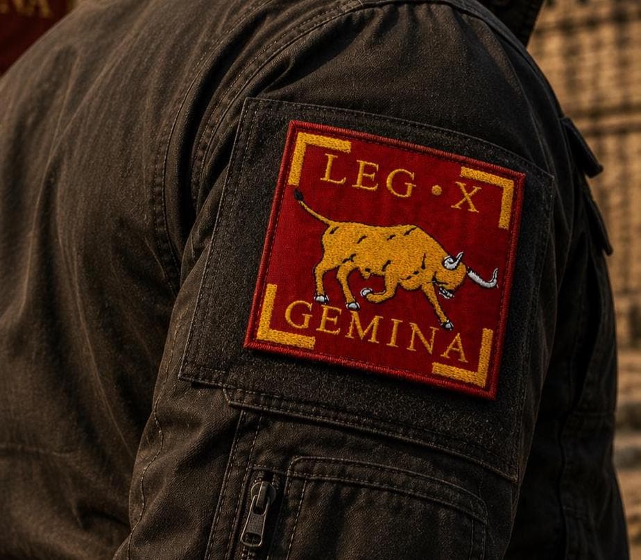 Roman Patch Legio X Gemina Roman Legion Patch – Embroidered Iron-on SPQR Military ...