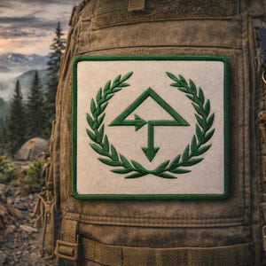 Of the Trees Patch/Iron-On Patch/Hippie Patch/Tactical Hook and Loop Patch/Sew-On Patch/National Park Patch/Outdoor Patch/Clothing Applique