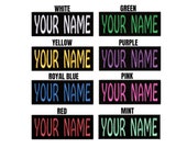 Custom quot YOUR NAME quot Personalized Name Tag Embroidered Patch Iron On Badge Emblem Uniform Costume Applique Vest Jacket Clothing Cosplay