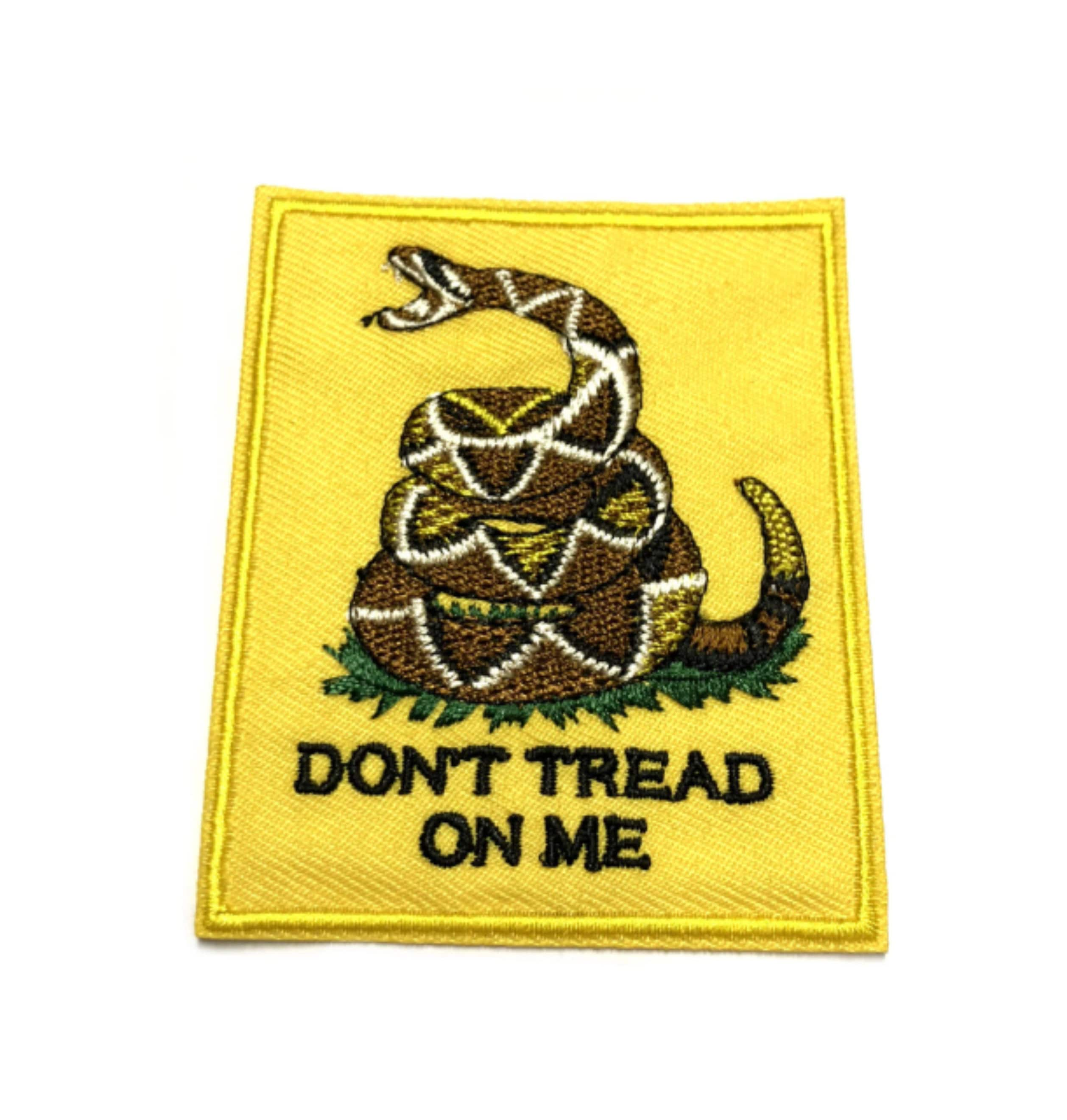 U.S. Gadsden Flag Don't Tread on Me Timber Rattlesnake Embroidered