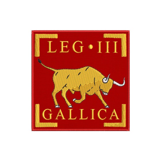 Legio III Gallica Embroidered Patch ironon/sewon/Hook Logo Etsy