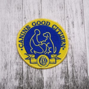 Canine Good Citizen Embroidered Patch Iron-on Dog Breeds Family Pet Working K9 Applique Badge Name for Vest Jacket Bag Clothing Backpack