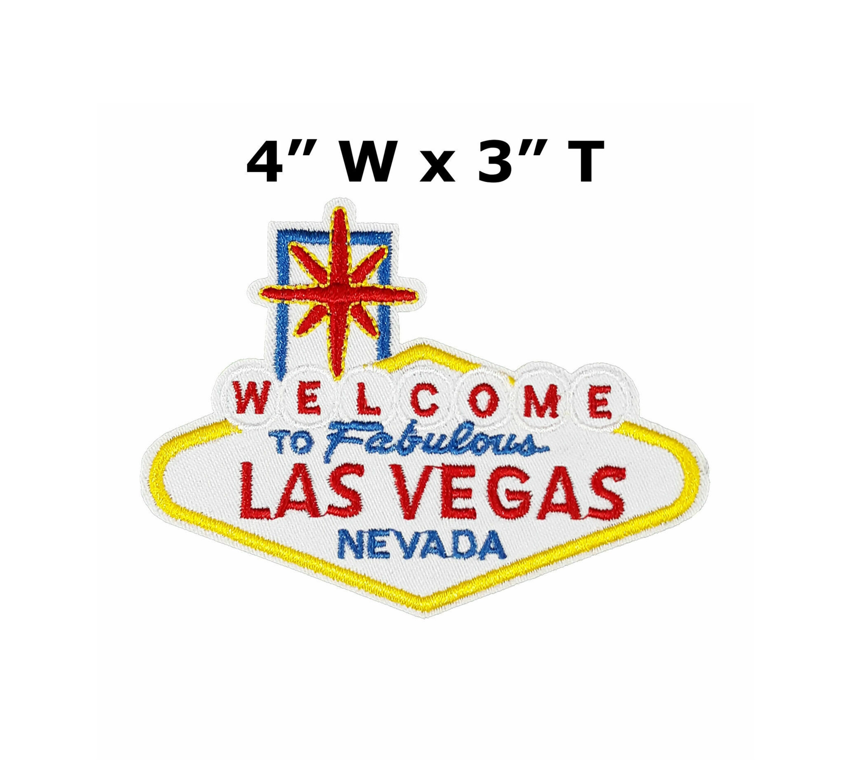  Las Vegas Embroidered Applique Patch - Nevada LV