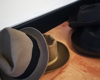 1940s Dapper Dobbs Fedora | Vintage 40s Chocolate Brown Fur 1940s Dapper Dobbs Fedora | Vintage 40s Chocolate Brown Fur