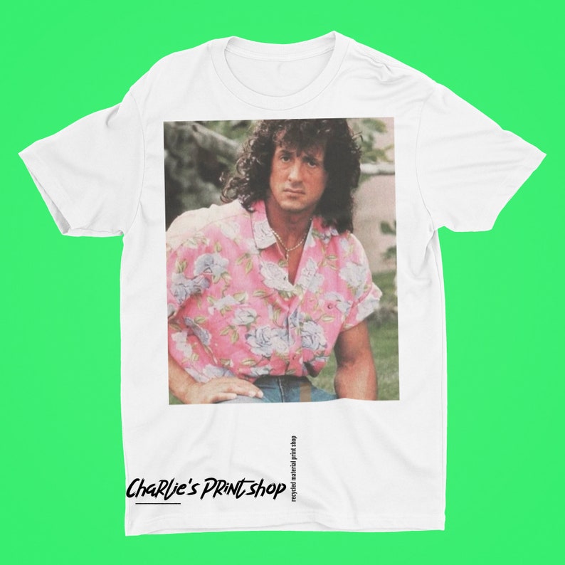 young Sylvester Stallone T-shirt Gift Retro Stallone Tshirt