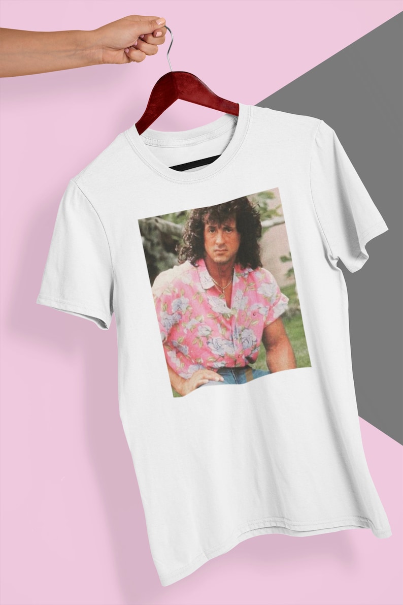 young Sylvester Stallone T-shirt Gift Retro Stallone Tshirt